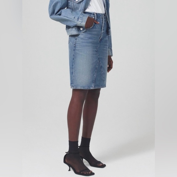 Citizens Of Humanity Lacy Skirt Currant Skirts size 28/6 - Picture 3 of 12